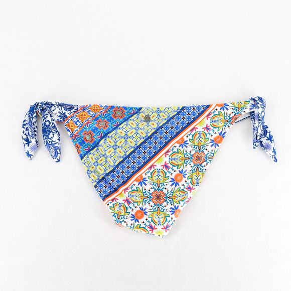 Nanette Lepore Patchwork Enchantress Swimsuit Set Bikini Top/Bottom Size US 12 - Picture 7 of 7